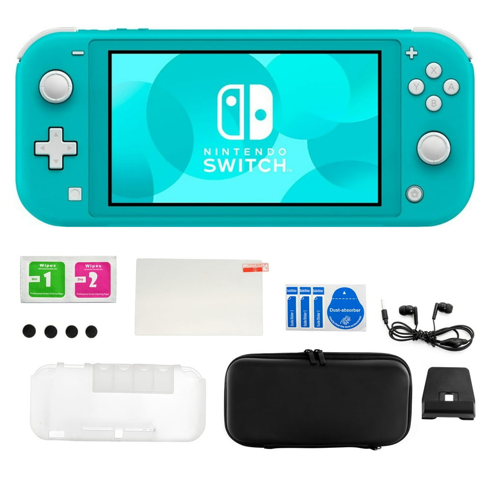 Nintendo Switch Lite in Turquoise with Accessory Kit