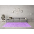 thumbnail image 3 of Ahgly Company Indoor Rectangle Solid Purple Modern Area Rugs, 4' x 6', 3 of 4
