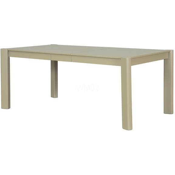 Walnut Expandable Dining Table for 8, Farmhouse to Modern Solid Wood Table with Leaf