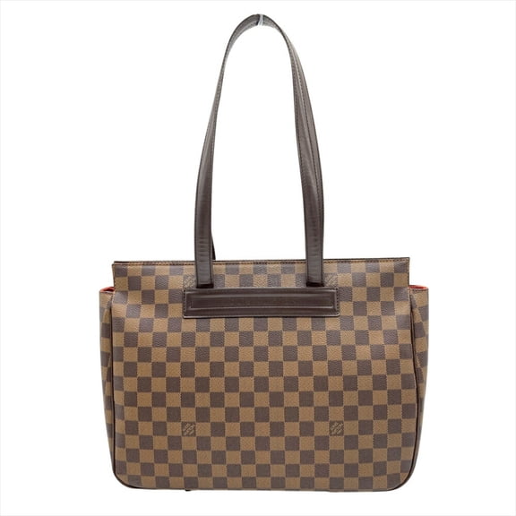 Pre-Owned Louis Vuitton Varioli PM Tote Bag, Damier Ebene, N51123, Brown, AR0045,... (Good)