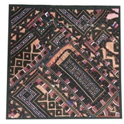 Mogul Royal Vintage Cushion Sham Kutch Embroidered Tapestry Wall Art "18X18"
