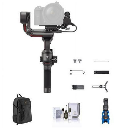 UPC: 0192223223486 | RS 3 Combo Gimbal Stabilizer Bundle with Backpack  Shotgun Microphone  Cleaning Kit