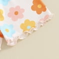 thumbnail image 7 of Okbabeha Toddler Girl Summer Clothes Baby Girls Floral T Shirt Shorts Set Infant Boho Flower Outfit 2pcs Matching Suit, 7 of 7