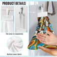 thumbnail image 6 of SEANATIVE Hippie Daisy Hanging Hand Towels with Hanging Loops Quick Dry Hand Drying Towels for Bathroom Fingertip Towel for Wiping Hands Microfiber Hand Tie Towel 2 Pack, 6 of 7