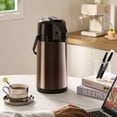 thumbnail image 5 of Baalaka 84 oz Thermal Insulated Air Pot - Coffee Dispenser for Home, Office, and Party Use, 5 of 8