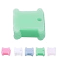 thumbnail image 3 of serony 100Pcs Embroidery Floss Craft Thread Bobbin Cross Stitch Plastic Storage Holder Sewing Needlecraft, 3 of 9