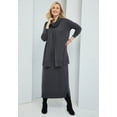 thumbnail image 4 of Jessica London Women's Plus Size 2-Piece Sweater Dress, 4 of 4