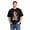 Black-118, variant on Women's Cotton T-Shirt, Cat Ghost Meow Boo Cute Graphic Crew Neck Short Sleeve Tee for Halloween Party