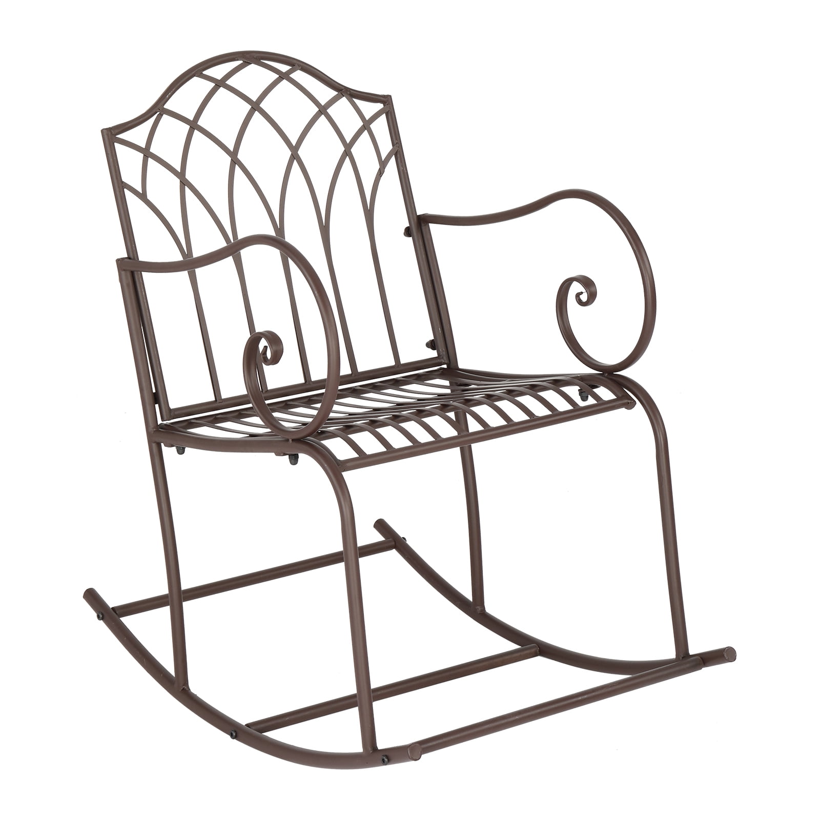 Buy Wrought Iron Rocking Chair, Outdoor Metal Rocking Chair, Single
