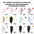 thumbnail image 2 of PVCS Manicure Drawing Glue Phototherapy Painted Glue 3D Spray Paint Gel 12 Color Set, 2 of 4