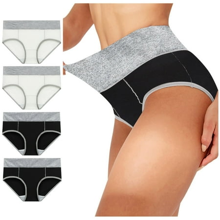 

TIANEK Solid Color Patchwork Briefs Knickers Bikini Butt Lifter Panties Clearance