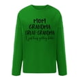 thumbnail image 3 of Sweatshirts Hoodies for Women Long Sleeve Crew Neck Winter Fall Round Neck English MOM GRANDMA GREAT GRANDMA I Just Keep Getting Better Printed Top Hoodie Casual Tops, 3 of 3