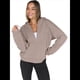 thumbnail image 2 of Sudaderas con Capucha y Cremallera para Mujer, Sudaderas Extragrandes, Conjuntos de Moda Escolar para Otoño, Chaquetas Informales, Ropa de Invierno Marrón XXL, 2 of 9