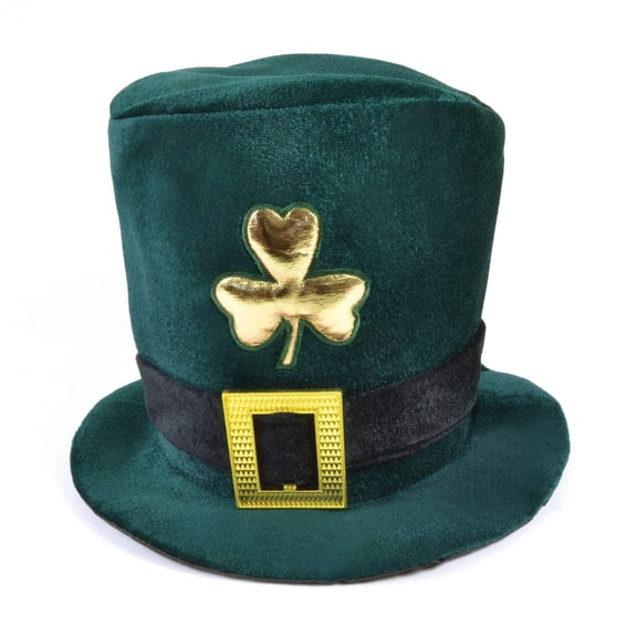 Irish Hat Velvet Green Hats Unisex One Size Adult Fancy Dress Party Book Week Halloween