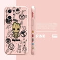 thumbnail image 3 of Case For OPPO FIND X6 X3 REALME X7 X50 RENO 2 4Z 4 6 Lite 5Z 5F 4G 5G PRO Liquid Silicone Case Marvel Groot Baby Manga, 3 of 5