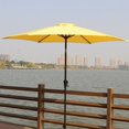 thumbnail image 4 of Umbrella 2.7M for Beach Garden Patio Outdoor Market Yellow (Base Not Included), 4 of 7