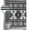 thumbnail image 3 of Shower Curtain, Retro Aztec Ethnic Style Waterproof Shower Curtain Set with Hooks for Bathroom Showers,Stalls and Bathtubs,60x72In Abstract Geometric, 3 of 9