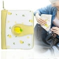 thumbnail image 2 of BinKFF Cute Fruit Prints Small Women Wallet with Zipper Coin Pocket PU Leather Compact Cash Travel Credit Card Holder for Female Ladies Teen Girls ID Window and Card Slots, 2 of 9
