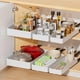 thumbnail image 1 of Juego de 3 Organizador de Gabinete Extraíbles, Profundidad de 40cm Organizador de Cocina, Cajones Deslizables para Cocina, Organizador Alacena, 1 of 7