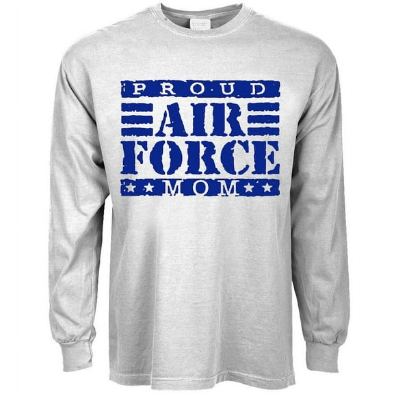 Proud Air Force Mom T-shirt Long Sleeve Mens