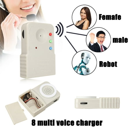 8 Mode Multi Voice Changer Digitizer Mini Wireless Microphone Disguiser Synthesizer Loudspeaker