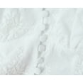 thumbnail image 2 of Women Summer Short Sleeve Feminine  Square Button White Embroidery Mia Top Copper Shirt, 2 of 5
