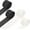 Black, White, variant on Crepe Paper Roll, 4 Rolls 328ft Streamers, [for Party Streamer Decorations] - (1.8 Inch x 82 ft/Roll) / Black, White