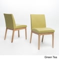 thumbnail image 4 of Noble House Caruso Mid-Century Modern 5 Piece Dining Set, Green Tea and Natural Oak, 4 of 6