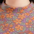 thumbnail image 5 of Kilaqueen Floral Printed Thermal Sets for Women Plus Size Two Piece Long Underwear Soft Stretchy Long Sleeve Moisture Wicking Warm Sweatsuit, 5 of 5