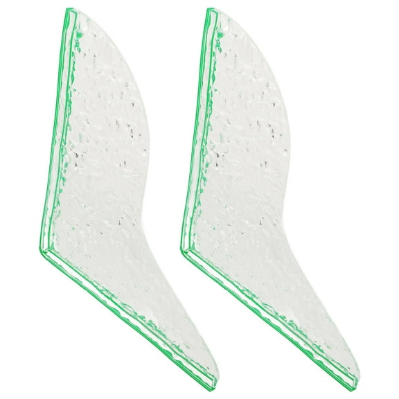 GOOHOCHY Bathtub Corner Splash Guard 2Pcs Transparent Acrylic Prevent Splashing For Washbasin Shower