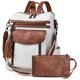 thumbnail image 1 of Mochila Shrie Fashion de piel para mujer, color negro, 1 of 6
