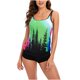 thumbnail image 1 of Moda mujer Casual Sling Sexy estampado Split dos piezas traje de baño ropa de playa traje de baño Fridja  nalpqowj57404, 1 of 7