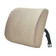 thumbnail image 1 of Transemion Relieve Back Pain Memory Cotton Lumbar Support Pillow Wide Application light brown 33x32x10cm 1Set, 1 of 6