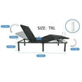 thumbnail image 3 of Twin XL Ergonomic Bed Base w Wireless Remote Control,Head&Foot Adjust,2 Motors, 3 of 10