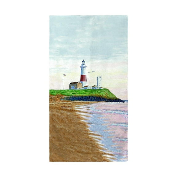 Betsy Drake Interiors Montauk Lighthouse Beach Towel