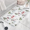 thumbnail image 3 of White Christmas Snowman Pattern Flannel Non Slip Door Rugs,Washable Door Mats Indoor,Decorative Door Mats,Dirt-Resistant and Absorbent Doormat for Entrance,Bedroom,Kitchen,Bathroom,31.5x17in(80x43cm), 3 of 4