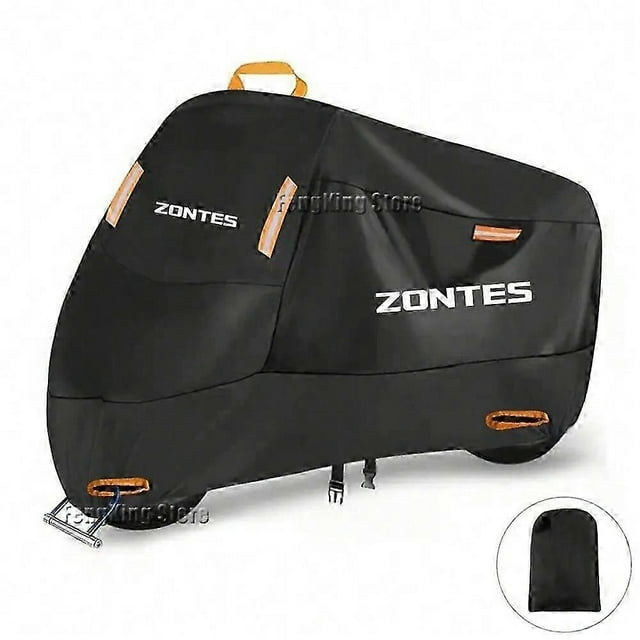 Applies toMotorcycle Cover UV Protection Dustproof Snowproof Outdoors All Years Motorcycle Waterproof Cover For ZONTES G1-125