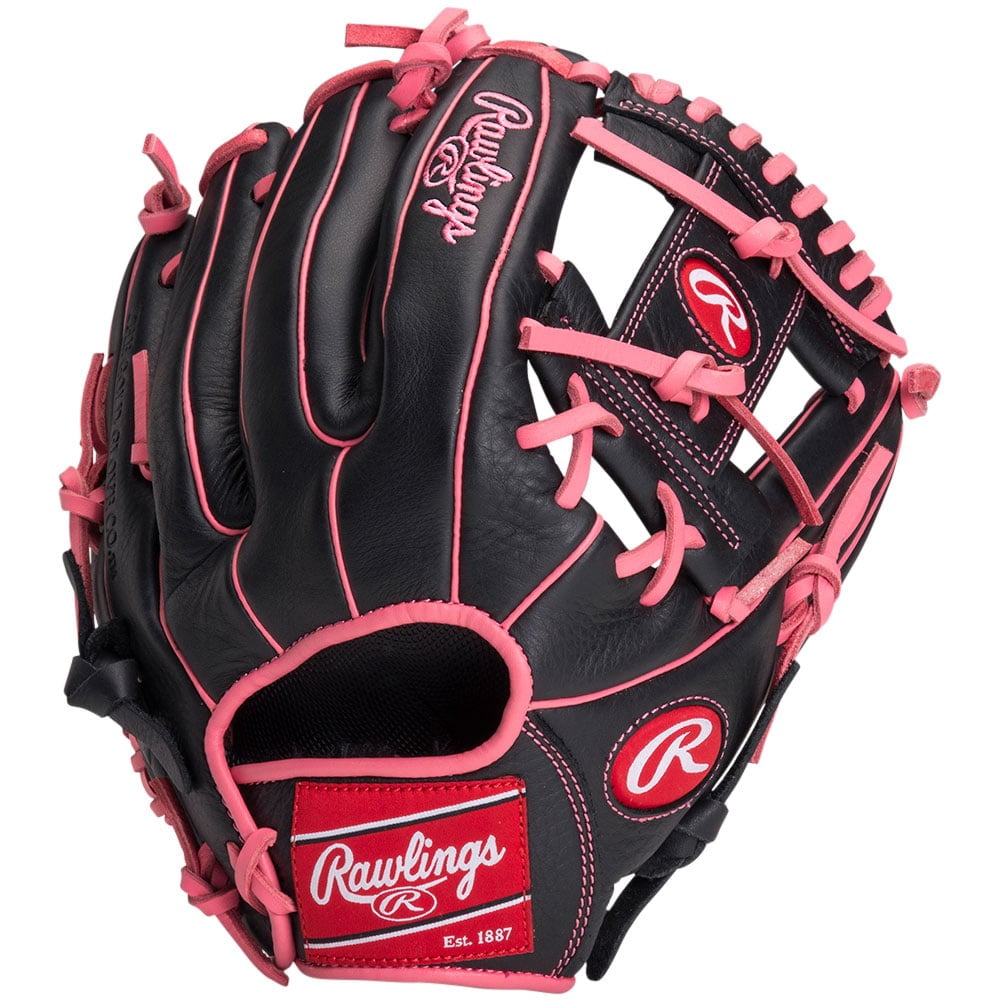Rawlings Exclusive Youth Select Series 11.5" Baseball Glove (SS1150BP) Black/Pink 11.5