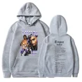 thumbnail image 1 of Sudaderas con capucha Tupac, sudaderas 2pac, Sudadera con capucha estampada de rapero, ropa de calle Y2k, suéter informal holgado, jersey de lana de otoño con capucha, 1 of 1