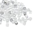 thumbnail image 1 of Uxcell 100 Paquete de Perlas de Cubo de Cristal, Perlas de Vidrio Cuadradas de 3mm Facetadas para Pulseras, Collares, Aretes, DIY Joyería y Manualidades (Serie Blanca), 1 of 6