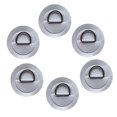 thumbnail image 3 of 2x6 Piezas Almohadilla / Parche De Anillo En D De Acero Inoxidable Para Bote Inflable De PVC Gris Sunnimix Almohadilla de anillo en D para kayak, 3 of 7