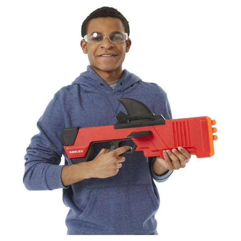 Nerf Roblox MM2: Shark Seeker Dart Blaster, Includes 3 Nerf Mega Darts 