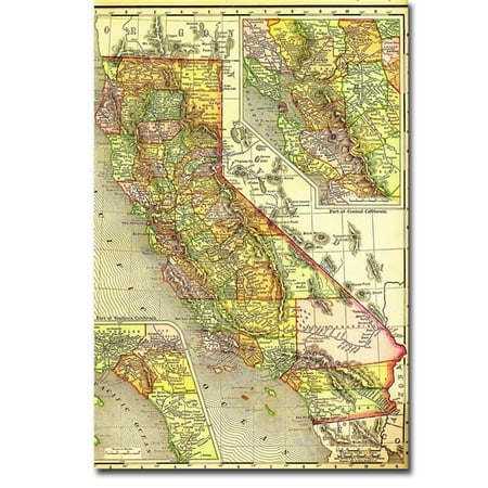 California by Bill Cannon Premium Oversize Gallery-Wrapped Canvas Giclee Art - 45 x 30 in.