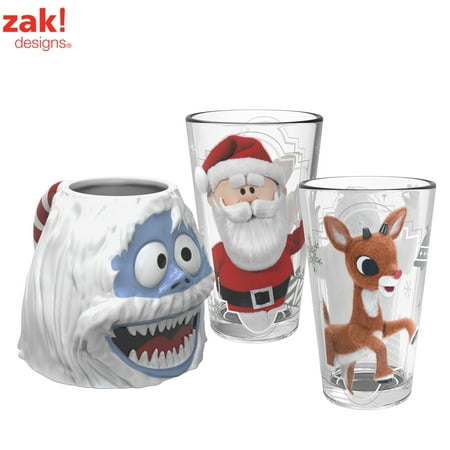- Christmas Collectibles Rudolph the Red Nosed Reindeer Coffee Mug & Pint Glasses