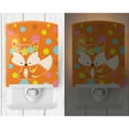 thumbnail image 2 of Caroline's Treasures BB7091CNL Baby Fox Flowerchild Polkadots Ceramic Night Light, 6x4x3", multicolor, 2 of 2