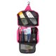 thumbnail image 4 of Bolsa de almacenamiento organizadora de lavado de viaje para colgar al aire libre de gran capacidad colorida (rojo rosa), 4 of 8