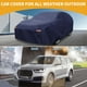 thumbnail image 2 of Cubierta de Automóvil Universal Impermeable para Todo Clima Protección Exterior Completa Anti-UV Sol Lluvia Azul Marino 177" a 190", 2 of 5