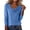 Blue, variant on Women's Knit Tops - Cowl Neck Long Sleeve Solid Sweater, Casual Pullover Blouse for Everyday Elegant Wear,White S