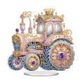 thumbnail image 2 of (LL044) (de Una Sola Cara) Adorno Del Serie Bodegones Botella Amarilla Perfume Flores 19 5, 2 of 7
