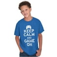 thumbnail image 5 of Vintage Keep Calm Video Game On Nerd Crewneck T Shirts Boy Girl Teen Brisco Brands L, 5 of 6